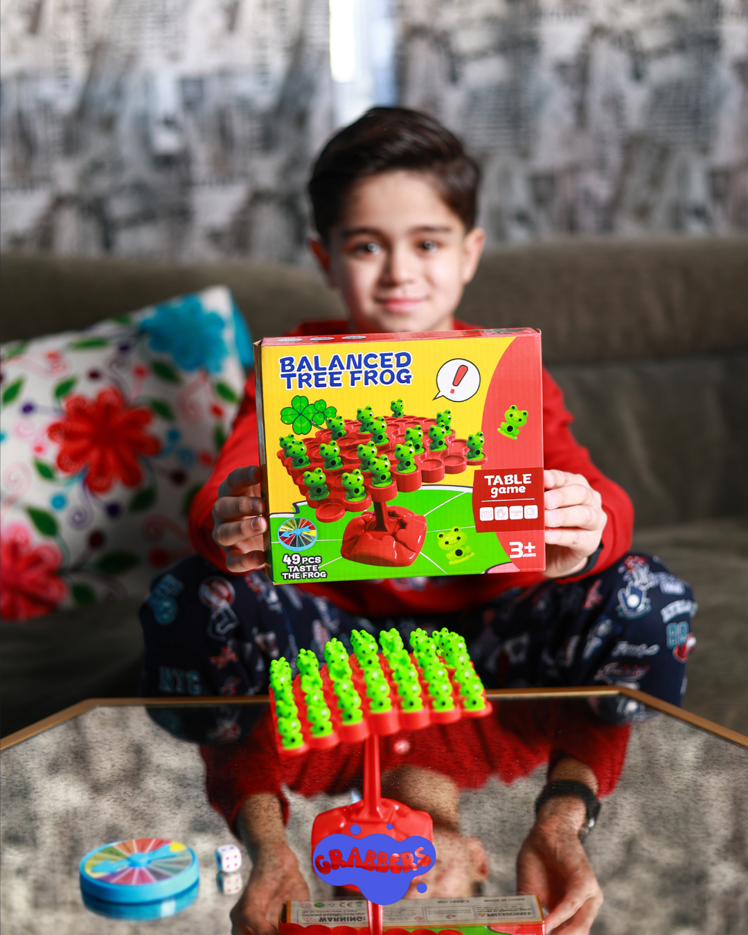 Balanced Tree Frog Game