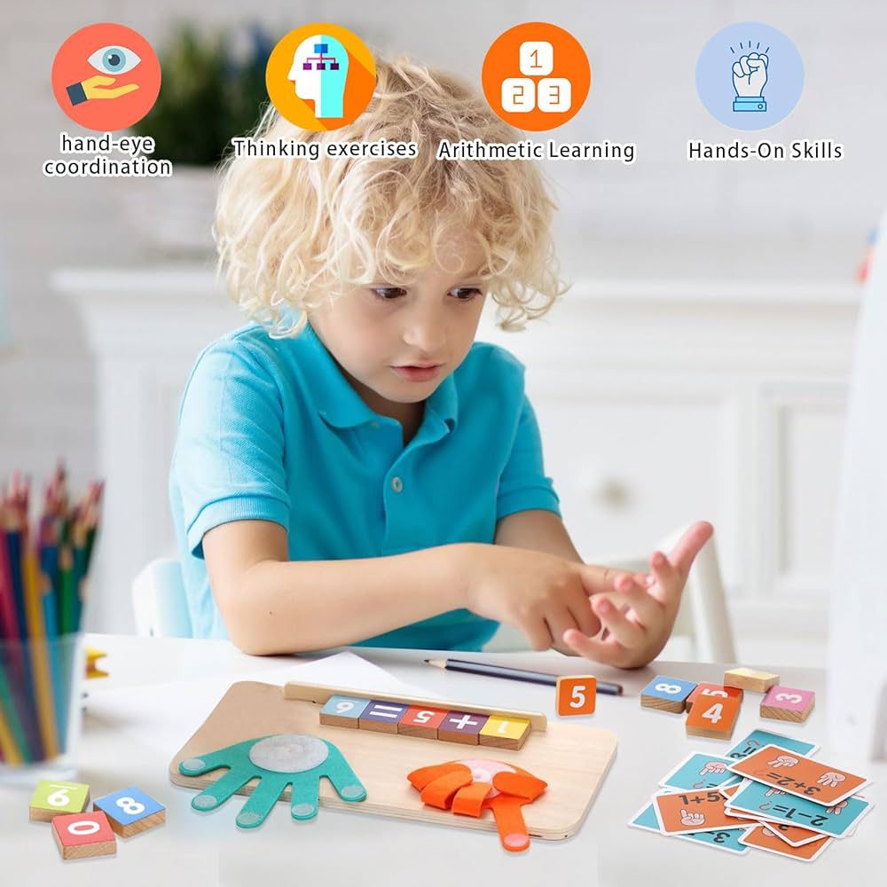 Wooden Finger Counting Toy