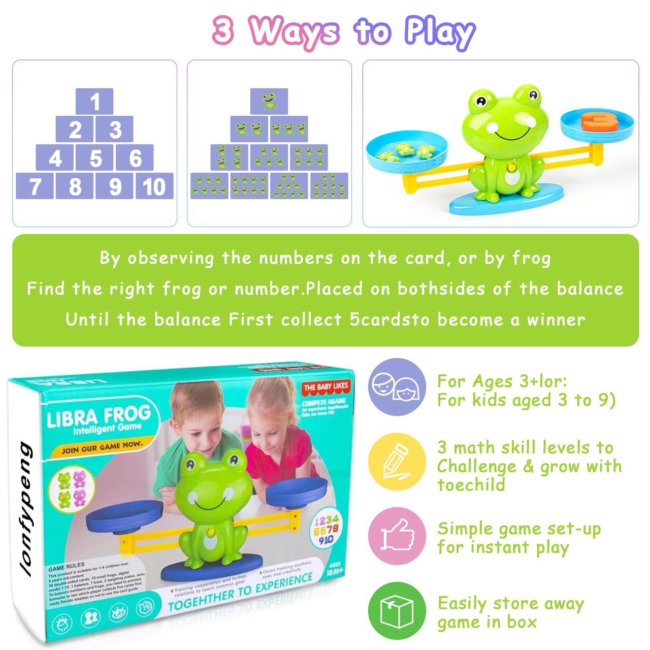Frog Counting Toy